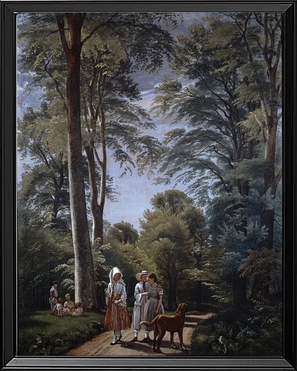 Buchenwald im Mai - 1856