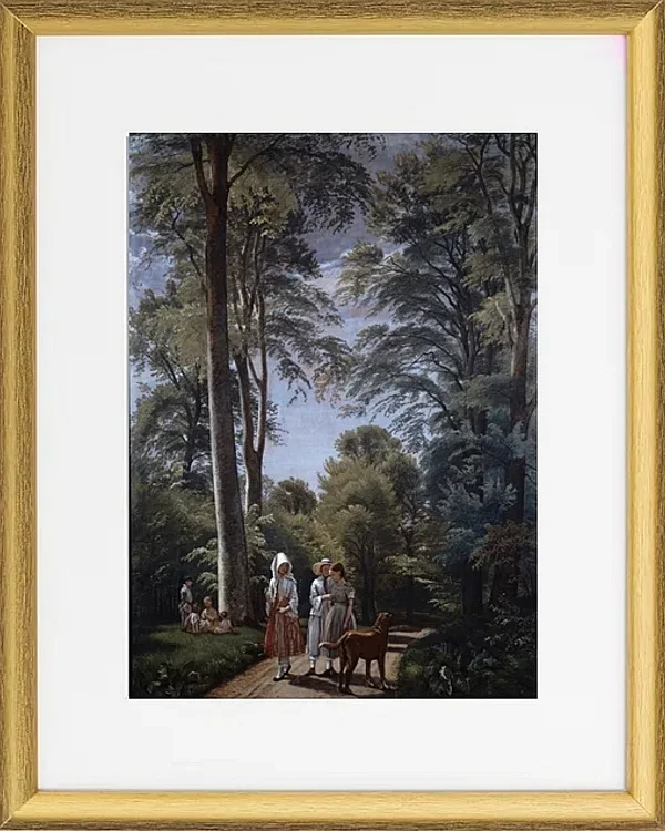 Buchenwald im Mai - 1856