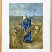 Bäuerin, die Garben bindet - 1888