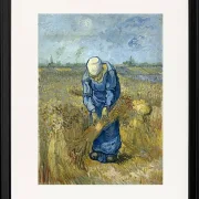 Bäuerin, die Garben bindet - 1888