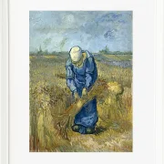 Bäuerin, die Garben bindet - 1888