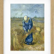 Bäuerin, die Garben bindet - 1888