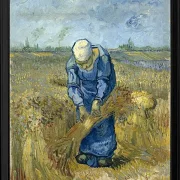 Bäuerin, die Garben bindet - 1888