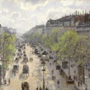 Camille Pissarro - Boulevard Montmartre, forår 1897 | Indrammet giclée-kunsttryk