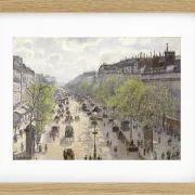 Camille Pissarro - Boulevard Montmartre, forår 1897 | Indrammet giclée-kunsttryk