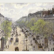 Camille Pissarro - Boulevard Montmartre, forår 1897 | Indrammet giclée-kunsttryk