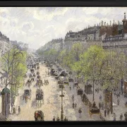 Camille Pissarro - Boulevard Montmartre, forår 1897 | Indrammet giclée-kunsttryk