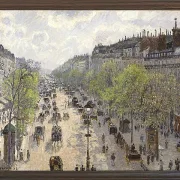 Camille Pissarro - Boulevard Montmartre, forår 1897 | Indrammet giclée-kunsttryk