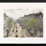 Camille Pissarro - Boulevard Montmartre, forår 1897 | Indrammet giclée-kunsttryk