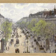 Camille Pissarro - Boulevard Montmartre, forår 1897 | Indrammet giclée-kunsttryk