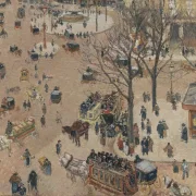 Camille Pissarro - Der Französische Theaterplatz 1898 | Giclée Kunstdruck gerahmt
