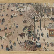 Camille Pissarro - Der Französische Theaterplatz 1898 | Giclée Kunstdruck gerahmt