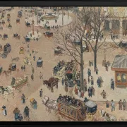 Camille Pissarro - Der Französische Theaterplatz 1898 | Giclée Kunstdruck gerahmt