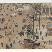 Camille Pissarro - Der Französische Theaterplatz 1898 | Giclée Kunstdruck gerahmt