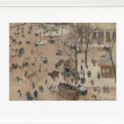 Camille Pissarro - Der Französische Theaterplatz 1898 | Giclée Kunstdruck gerahmt