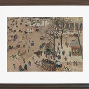 Camille Pissarro - Der Französische Theaterplatz 1898 | Giclée Kunstdruck gerahmt