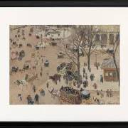 Camille Pissarro - Der Französische Theaterplatz 1898 | Giclée Kunstdruck gerahmt