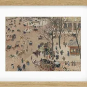 Camille Pissarro - Der Französische Theaterplatz 1898 | Giclée Kunstdruck gerahmt