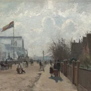 Camille Pissarro - Der Kristallpalast 1871 | Giclée Kunstdruck gerahmt