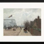 Camille Pissarro - Der Kristallpalast 1871 | Giclée Kunstdruck gerahmt
