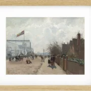Camille Pissarro - Der Kristallpalast 1871 | Giclée Kunstdruck gerahmt