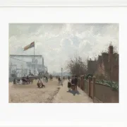 Camille Pissarro - Der Kristallpalast 1871 | Giclée Kunstdruck gerahmt
