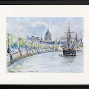 Camille Pissarro - London, St. Paul’s Cathedral 1890 | Giclée Kunstdruck gerahmt