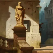 Carl Spitzweg | Lovens øje - 1857 | Indrammet kunsttryk | Romantik | formida