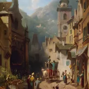 Carl Spitzweg | Statens leders besøg - 1870 | Indrammet kunsttryk | Romantik | formida