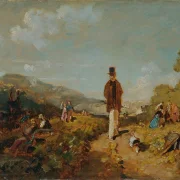 Carl Spitzweg – Der Hagestolz 1846 | Giclée Kunstdruck gerahmt