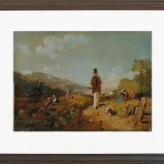 Carl Spitzweg – Der Hagestolz 1846 | Giclée Kunstdruck gerahmt