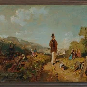 Carl Spitzweg – Der Hagestolz 1846 | Giclée Kunstdruck gerahmt