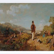Carl Spitzweg – Der Hagestolz 1846 | Giclée Kunstdruck gerahmt