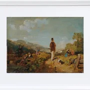 Carl Spitzweg – Der Hagestolz 1846 | Giclée Kunstdruck gerahmt