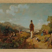Carl Spitzweg – Der Hagestolz 1846 | Giclée Kunstdruck gerahmt