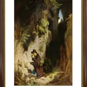 Carl Spitzweg | Der Geologe - 1860 | Gallery Edition | Gerahmter Kunstdruck | Romantik