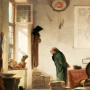 Carl Spitzweg | Der Kaktusliebhaber - 1850 | Gerahmter Kunstdruck | Romantik | formida