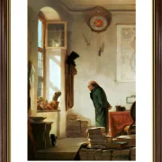 Carl Spitzweg | Der Kaktusliebhaber - 1850 | Gallery Edition | Gerahmter Kunstdruck | Romantik