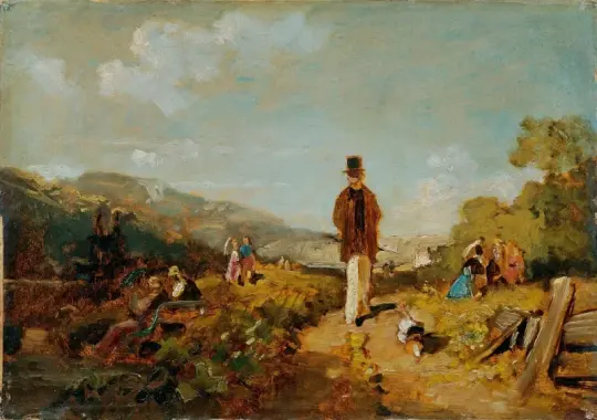 Carl Spitzweg | Hagestolz - 1846 | Indrammet kunsttryk | Romantik | formida
