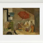Carl Spitzweg – Der arme Poet 1839 | Giclée Kunstdruck gerahmt