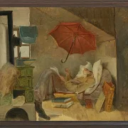 Carl Spitzweg – Der arme Poet 1839 | Giclée Kunstdruck gerahmt