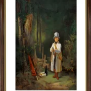Carl Spitzweg | Der Sonntagsjäger - 1845 | Gallery Edition | Gerahmter Kunstdruck | Romantik