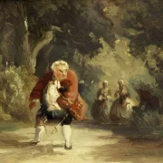 Carl Spitzweg | Den frustrerede kavaler - 1850 | Indrammet kunsttryk | Romantik | formida