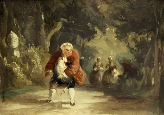 Carl Spitzweg | Den frustrerede kavaler - 1850 | Indrammet kunsttryk | Romantik | formida