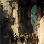 Carl Spitzweg | Serenaden - 1856 | Indrammet kunsttryk | Romantik | formida