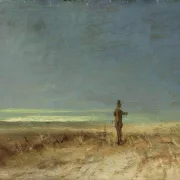 Carl Spitzweg | Landskab med fugleskræmsel - 1845 | Indrammet kunsttryk | Romantik | formida