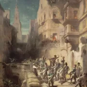 Carl Spitzweg | Zapfenstreich - 1880 | Gerahmter Kunstdruck | Romantik | formida