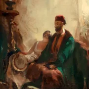 Carl Spitzweg | Im Harem - 1855 | Gerahmter Kunstdruck | Romantik | formida