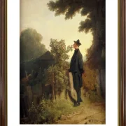 Carl Spitzweg | Der Rosenliebhaber - 1847 | Gallery Edition | Gerahmter Kunstdruck | Romantik