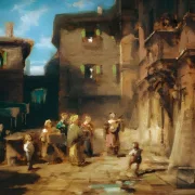 Carl Spitzweg | Gademusikanter - 1845 | Indrammet kunsttryk | Romantik | formida